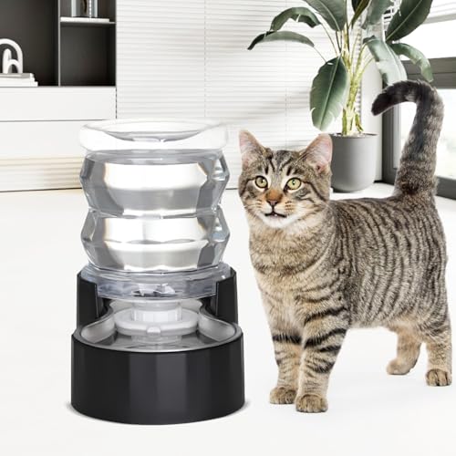 4L Gravity Cat Water Dispenser (4L / Dark Black)