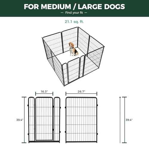 Homeplus Indoor Dog Playpen with Camera Mount (Black / 40"H)