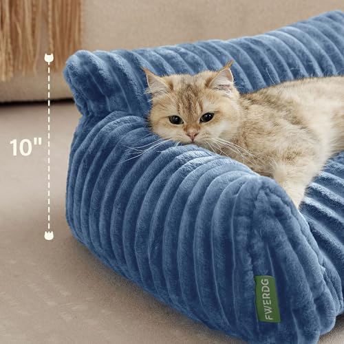 Cute Couch Bed for Pets (30.0"L x 20.0"W x 10.0"Th / Blue)