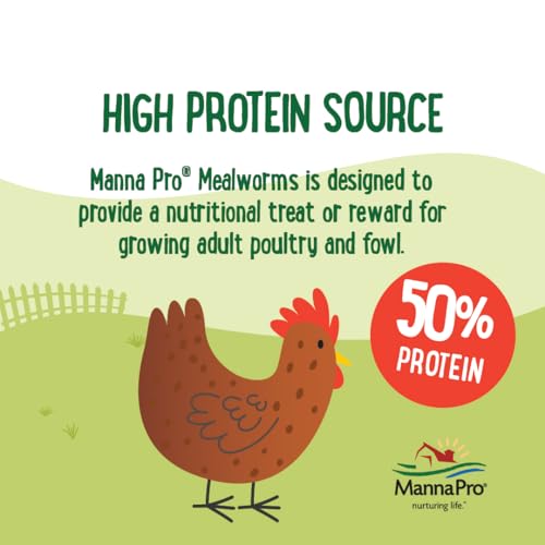 Dried Mealworms for Chickens (5 Pound (Pack of 1))