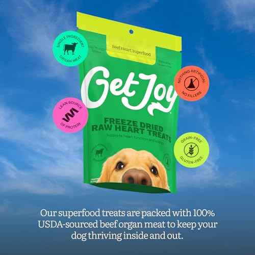 Freeze Dried Beef Heart Dog Treats (1 Pound (Pack of 1))