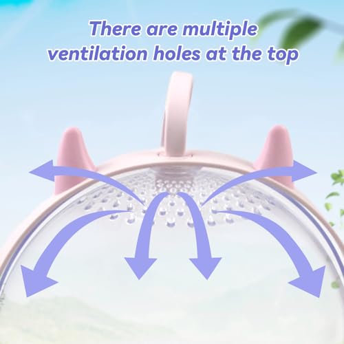Portable Hamster Cage with Water Bottle (【Purple】)