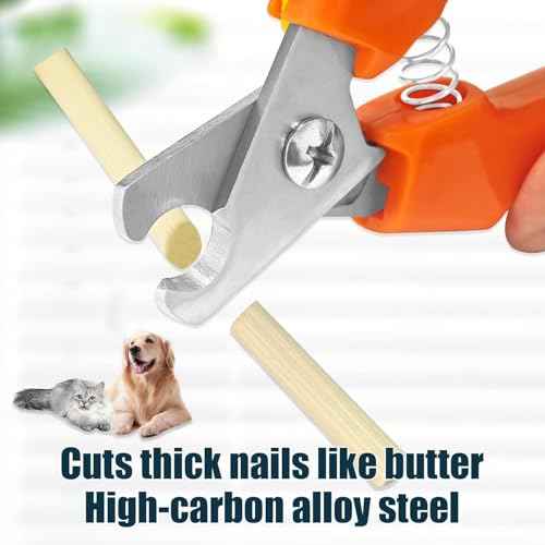 Dog Nail Trimmers 2 (Orange-2pcs)