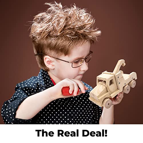 Woodworking Building Kit for Kids and Adults (Carpentry Set of 3)