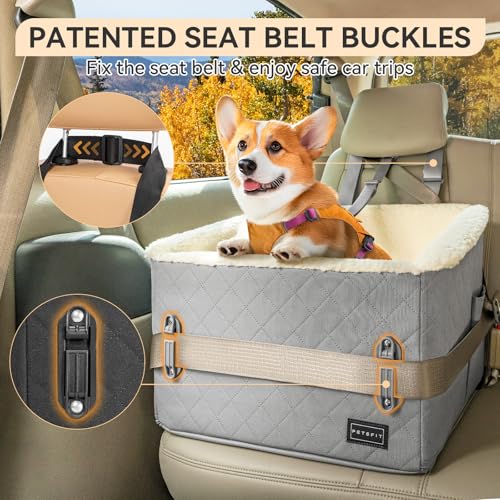 Small Dog Car Seat (Grey)