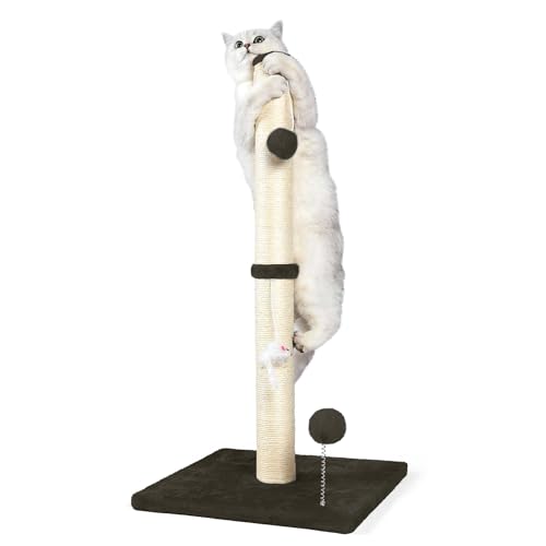 32" Tall Sisal Cat Scratching Posts Tree for Indoor Cats Adults