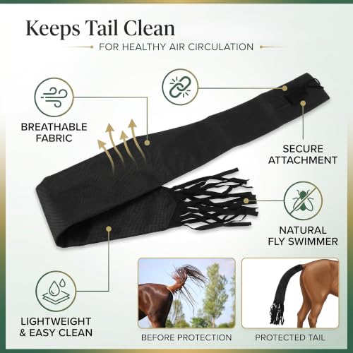 Black Horse Tail Bag (Black)