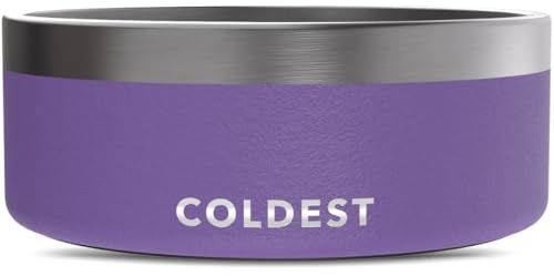 Coldest Dog Bowl (64 oz / Galaxy Purple)