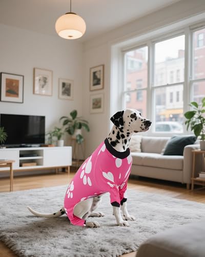 4 Pack Pink Dog Pajamas for Extra Large Dogs (XXX-Large)