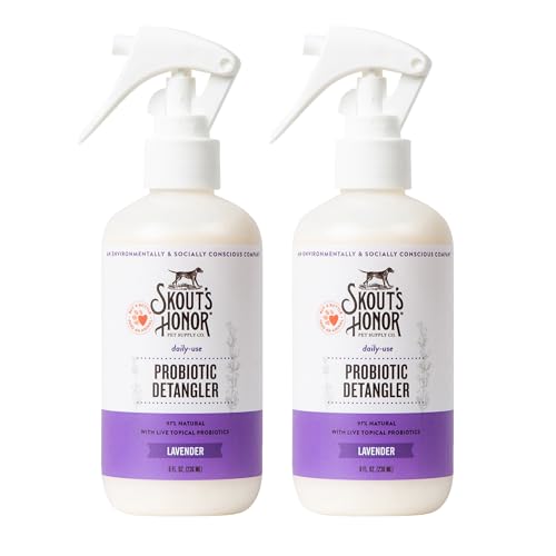 Probiotic Dog Detangler Spray (2-Pack / Lavender)