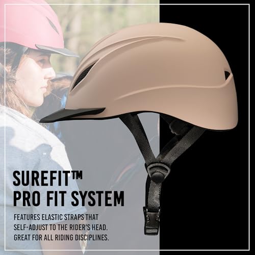 Intrepid Saddle Horse Riding Helmet (Medium / Pink Blush Duratec)