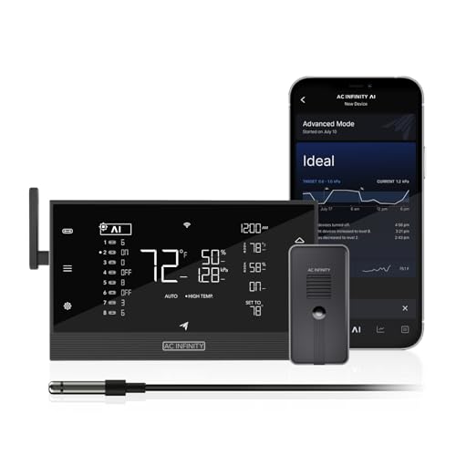 Controller AI+ Environment Controller with CO2 for Grower Tents (Controller AI+ with CO2 Sensor)