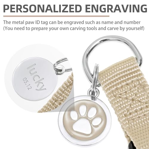 No Pull Dog Harness Large Sized Step (Beige / Large)