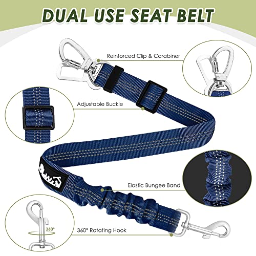 Dog Car Harness Seat Belt (XX-Small / Blue)