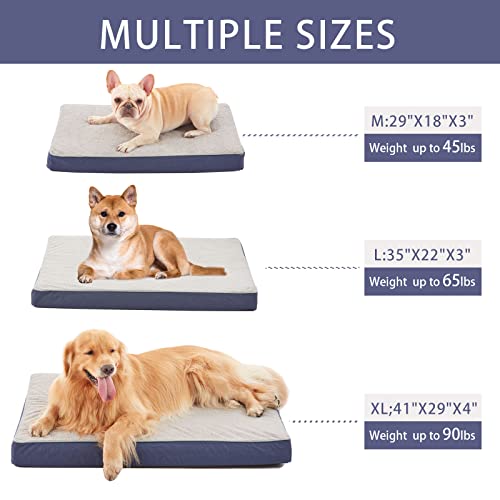 Orthopedic Memory Foam Dog Bed