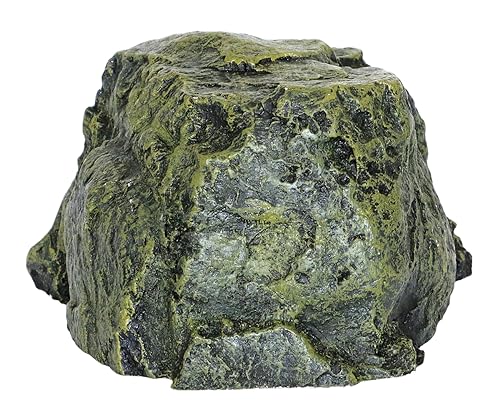 Rock Hide Cave for Reptiles (Medium Size ( Green ))