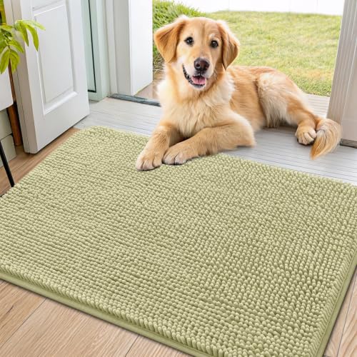 Dog Door Mat for Muddy Paws 36x24 (Vanilla / 36"X24")