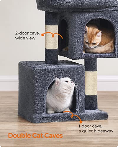 Cat Tree 26.4 (S (15.7"L x 11.8"W x 26.4"H) / Smoky Gray)