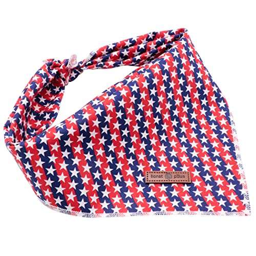 Dog Bandana 4th of July Fabric (Star / Small (Pack of 1))