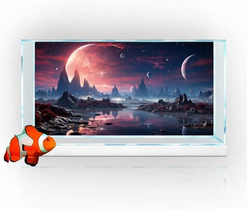 48X18IN Cosmic Spaceterrarium Background (space01 / 48X18in/120X45cm)