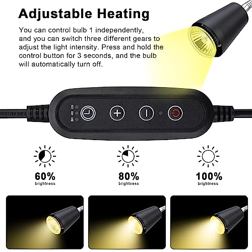 Reptile Heat Lamps (Light Stand With Timed Start and Stop and Dimmer)