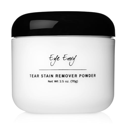 Tear Stain Remover Powder for Dogs and Cats. Natural (Large 2.5 oz)