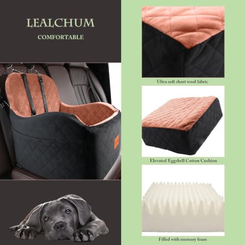 Dog Booster Car Seat for S (Black/Brown / Medium)