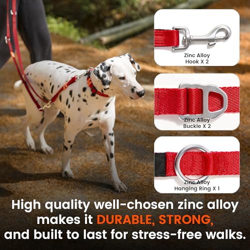 Multifunctional Adjustable Hands Free Leash (Green / Standard)