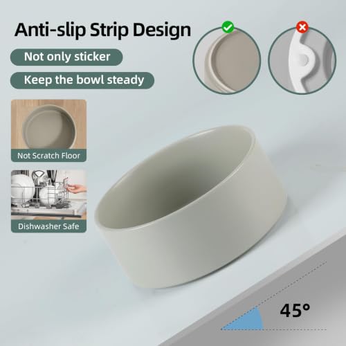 Dog Bowls Elevated (Matte Gray)
