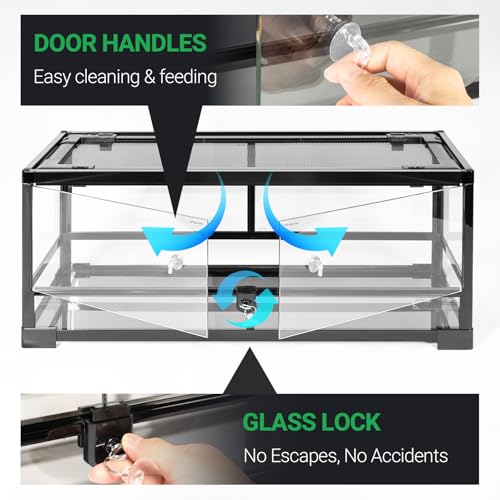 Tempered Glass Reptile Tank