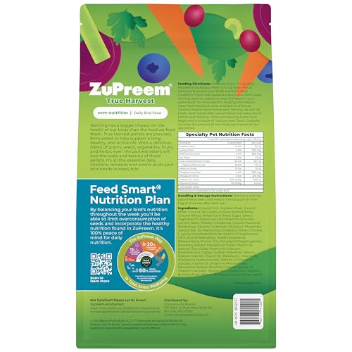 True Harvest Macaw & Cockatoo Food (3 Pound (Pack of 1))