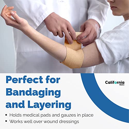 12 Pack Self Adhesive Bandage Wrap (2 Inch x 5 yard- Pack of 12 / Brown)