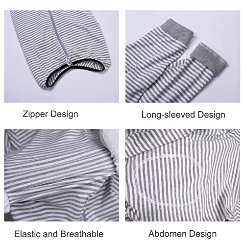 Dog Onesie Surgery Recovery Suit for Large Medium Bodysuit Dogs Pajamas PJS Full Body for Shedding (6X-Large (Pack of 1) / Grey)