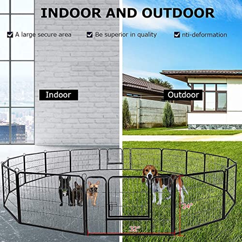 Dog Playpen 24" (16 panels)