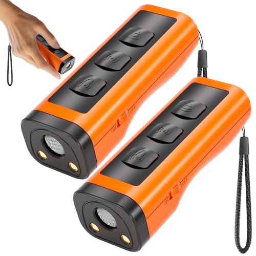 2 Pack Dog Bark Deterrent Devices (Orange 2 Pack)