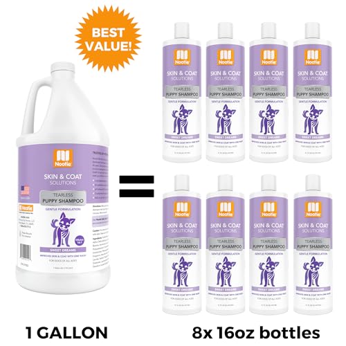 Pet Shampoo for Sensitive Skin (Puppy Tearless Sweet Dreams Shampoo / 1 Gallon)