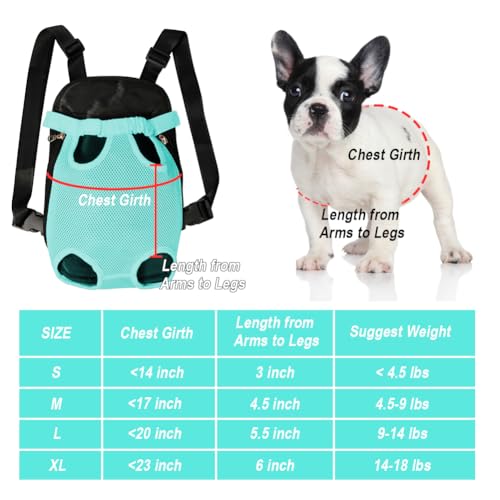 Dog Carrier Backpack Pet Legs Out Front Cat Travel Bag (X-Large / Blue)