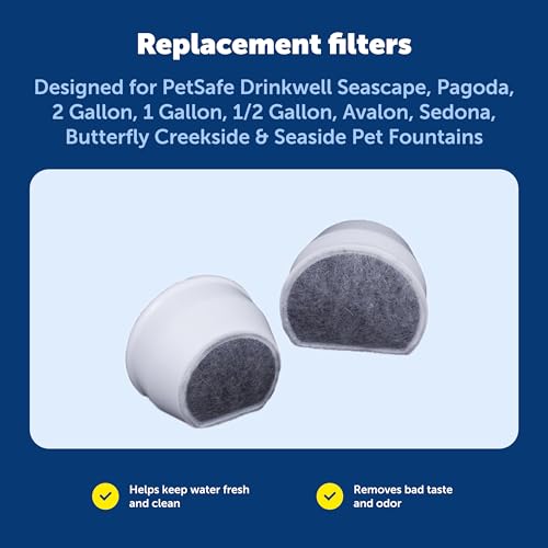 Drinkwell Pet Fountain Replacement Carbon Filters (Pack of 4 / Carbon Filters)