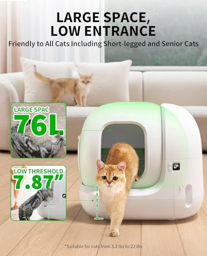 PuraMax 2 Odor Free Automatic Cat Litter Box (White)