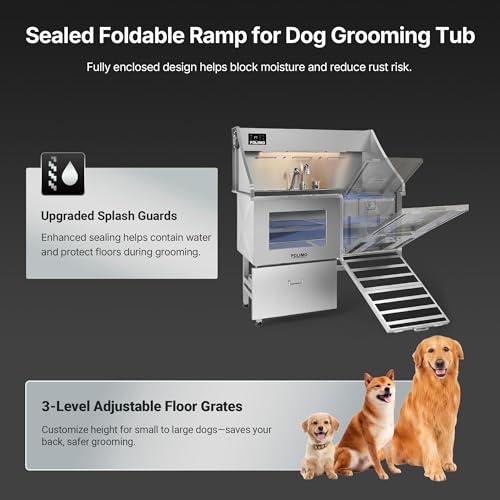 Dog Washing Station with Dryer (50")