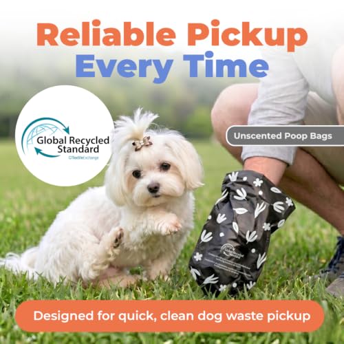 GRS Poop Bags for Dogs (GRS Black / 150 Bags)