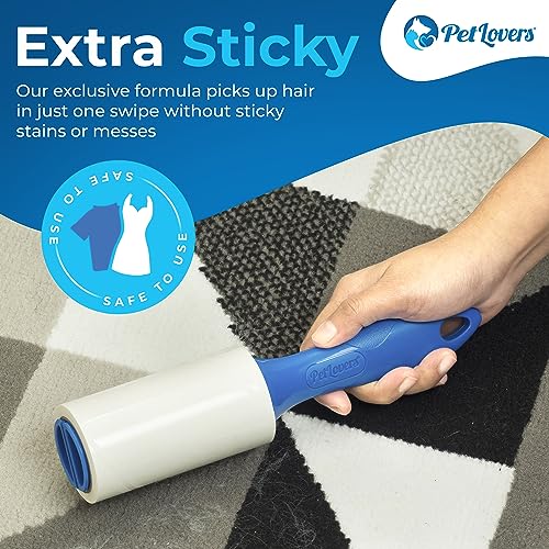 Extra Sticky Lint Roller Mega Value Set for Pet Hair Removal