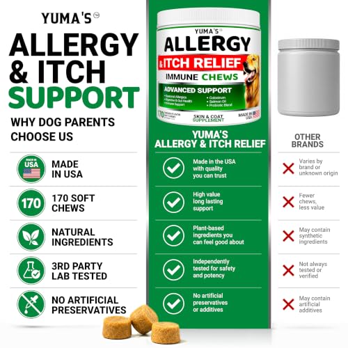 Dog Allergy Relief Chews (170 Chews)