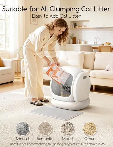 Self Cleaning Cat Litter Box (Yellow)