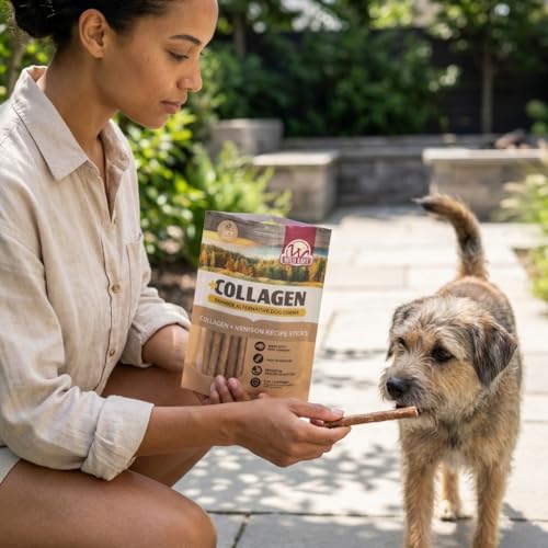 Venison Collagen Sticks for Dogs 15 Pack (5.3 Ounce (Pack of 15))