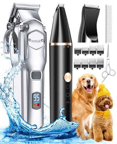 Dog Clippers Grooming Kit for Thick Coats & Heavy Duty