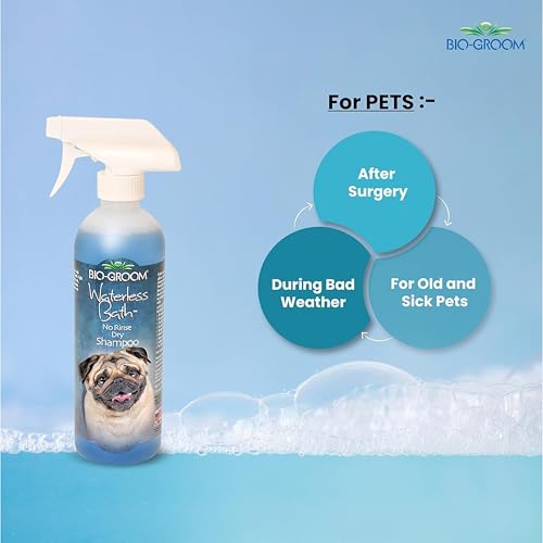 Waterless Dog Shampoo (16 Fl Oz (Pack of 1))
