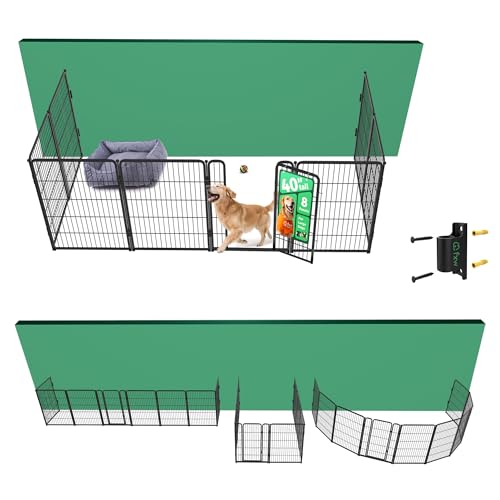 Homeplus Indoor Dog Playpen with Fence (Black / 40"H)