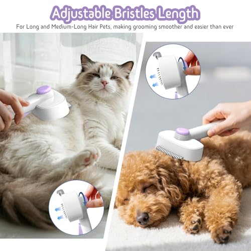 Dog & Cat Brush for Shedding (Purple)