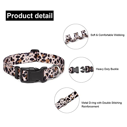 Adjustable Dog Collar (Large / Leopard)